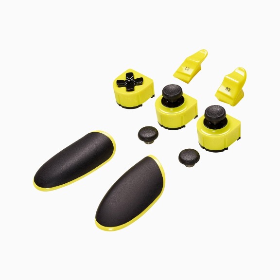 [트러스트마스터] eSWAP PRO 컬러팩 (Yellow/Silver) (PS5/PS4/PC용)